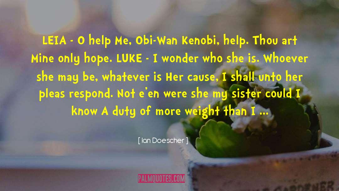 Obi Wan Kenobi quotes by Ian Doescher