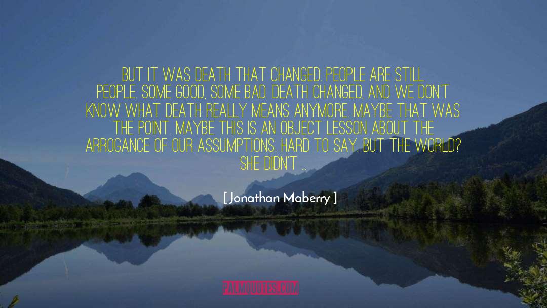 Object Lesson quotes by Jonathan Maberry
