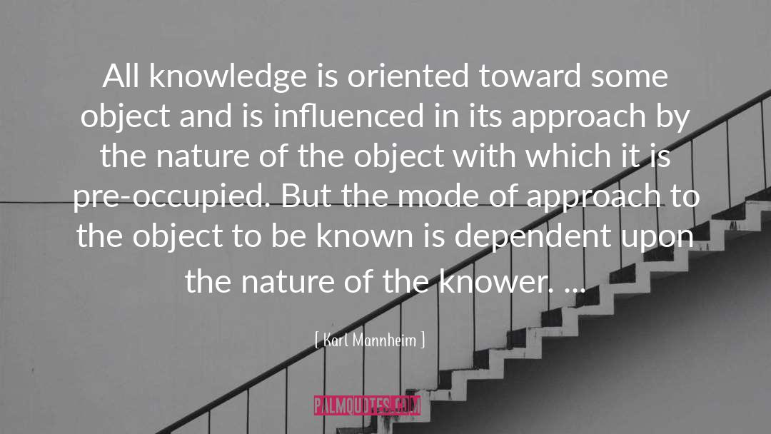 Object Oriented Design quotes by Karl Mannheim