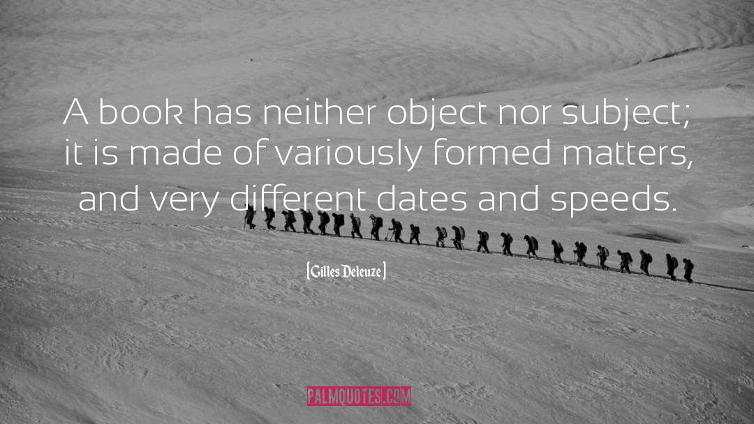Object Subject Reversal quotes by Gilles Deleuze