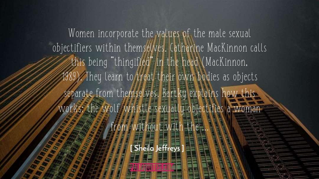 Objectification Of Women quotes by Sheila Jeffreys