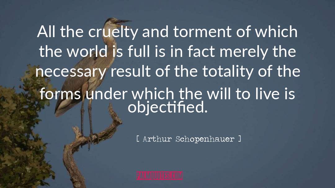 Objectified quotes by Arthur Schopenhauer