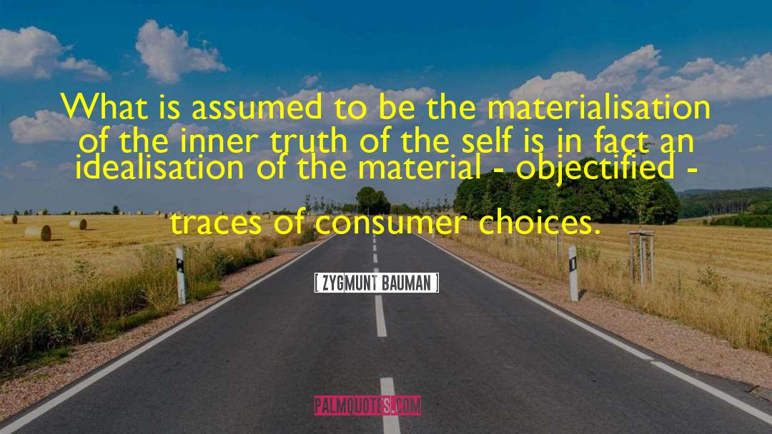 Objectified quotes by Zygmunt Bauman
