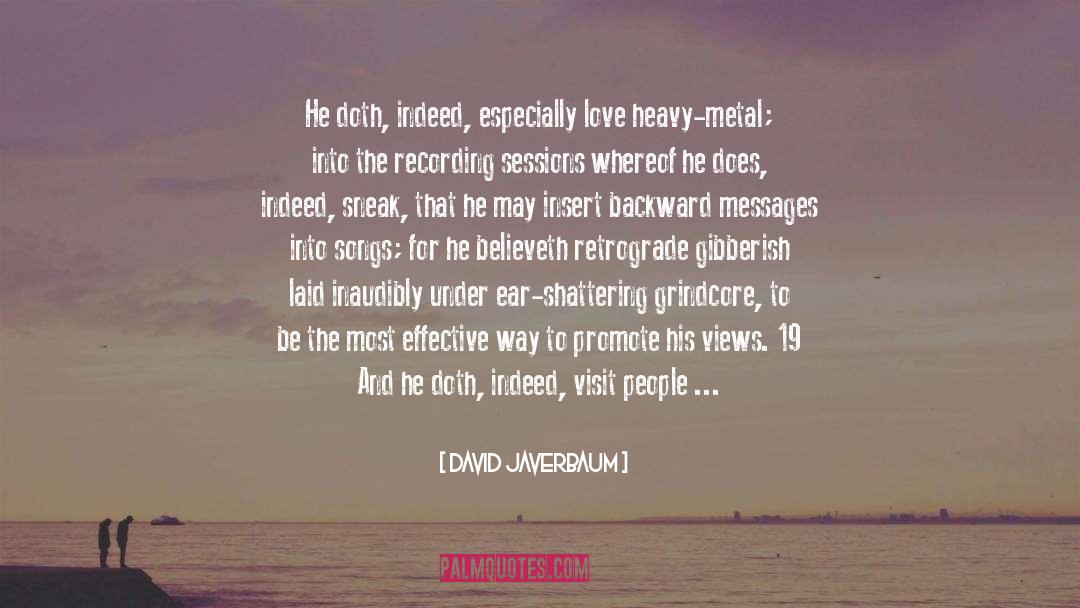 Objectifying People quotes by David Javerbaum