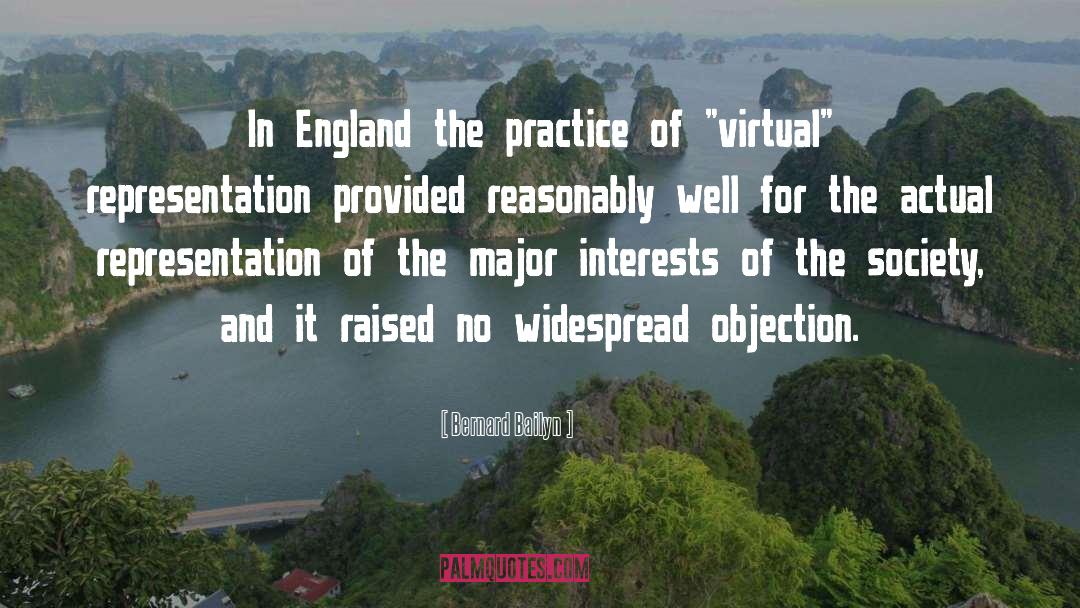 Objections quotes by Bernard Bailyn