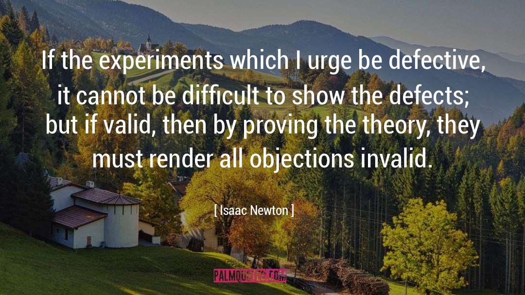 Objections quotes by Isaac Newton