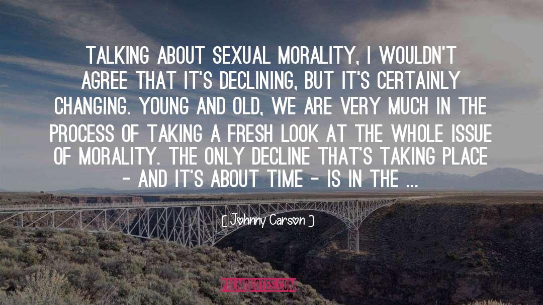 Objective Morality quotes by Johnny Carson
