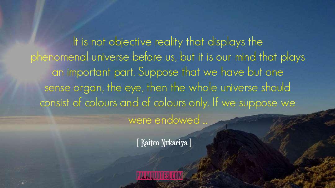 Objective Reality quotes by Kaiten Nukariya