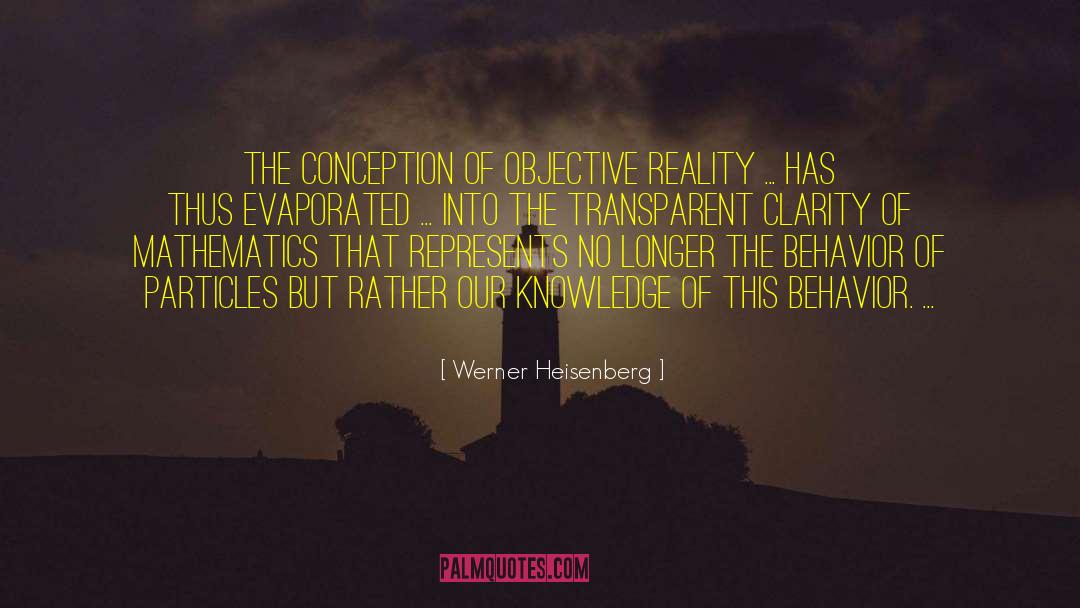 Objective Reality quotes by Werner Heisenberg