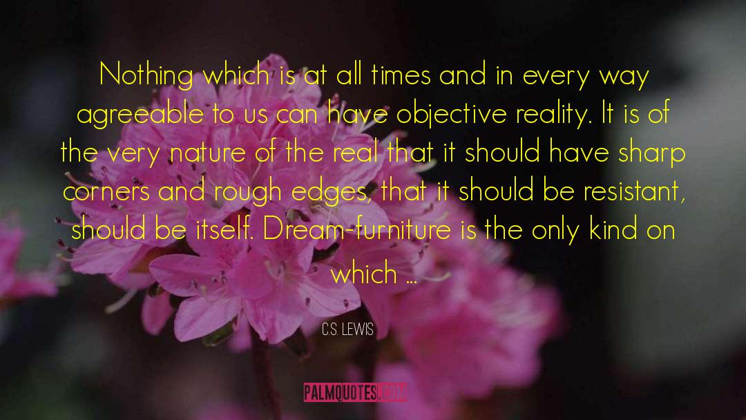 Objective Reality quotes by C.S. Lewis