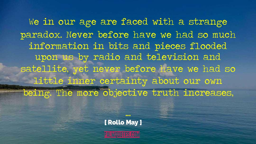 Objective Truth quotes by Rollo May