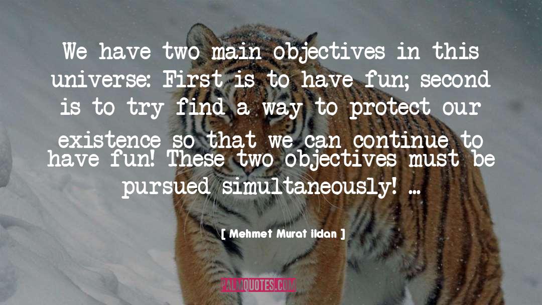 Objectives Of Life quotes by Mehmet Murat Ildan