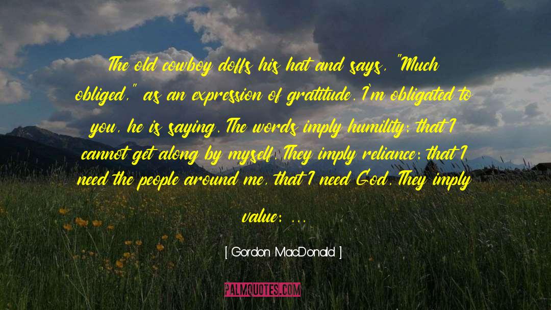 Obligated quotes by Gordon MacDonald