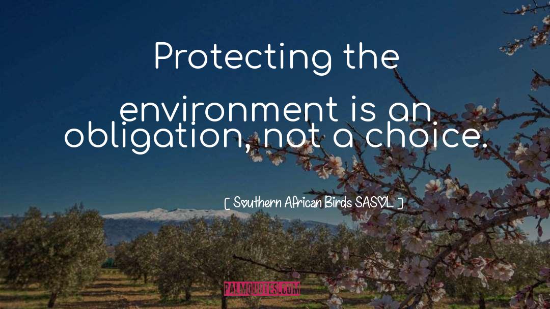 Obligation quotes by Southern African Birds SASOL