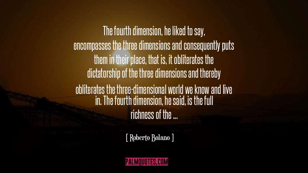 Obliterates quotes by Roberto Bolano