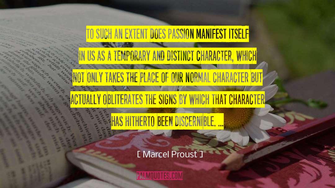 Obliterates quotes by Marcel Proust