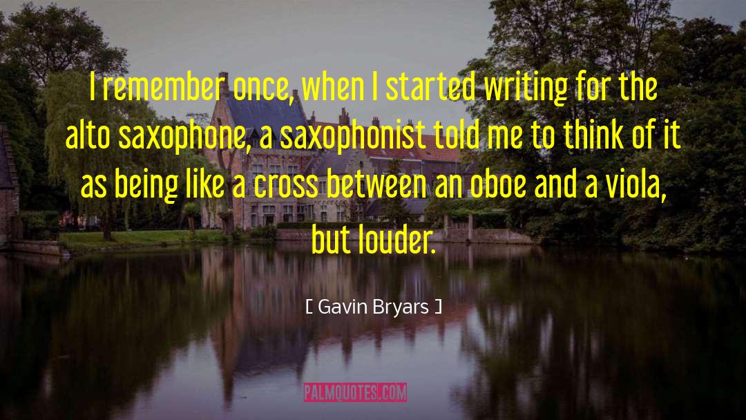 Oboes quotes by Gavin Bryars