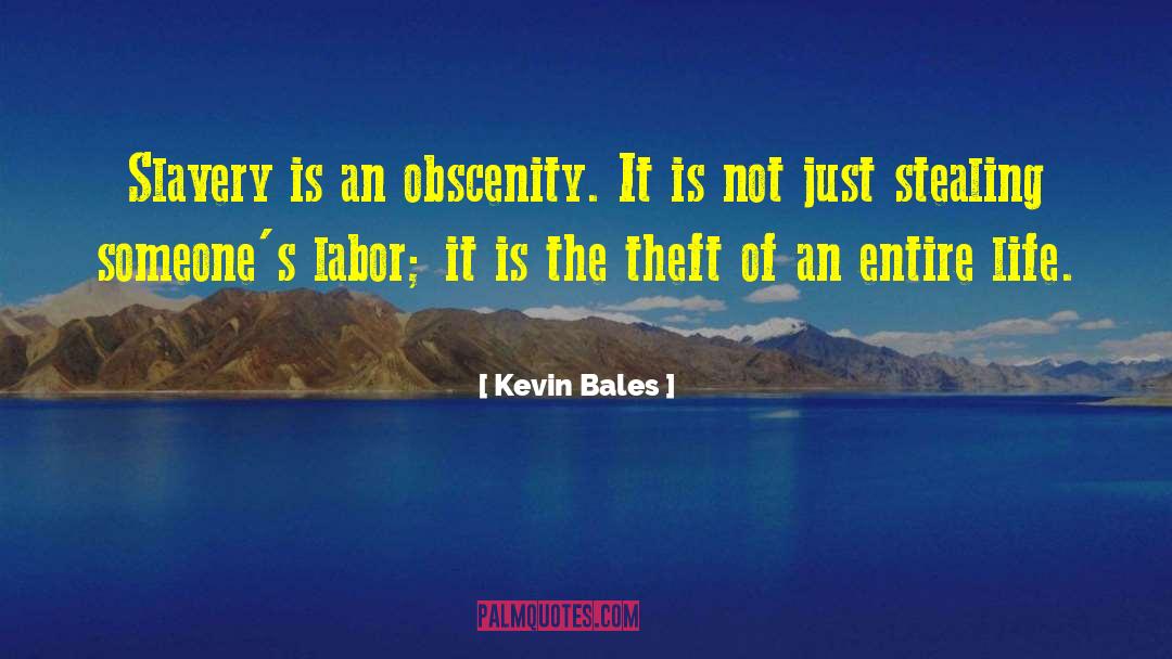 Obscenity quotes by Kevin Bales