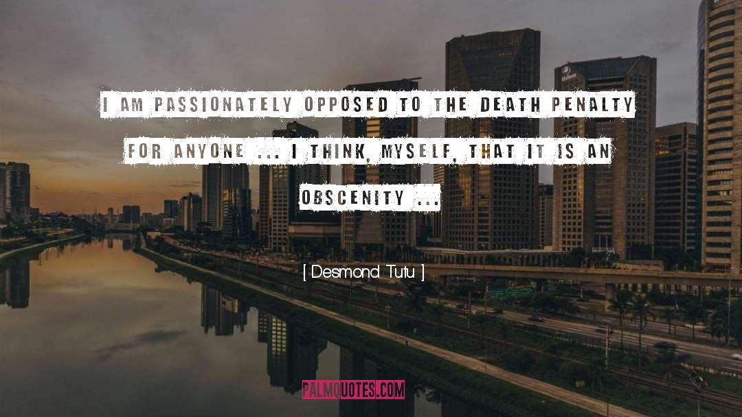 Obscenity quotes by Desmond Tutu