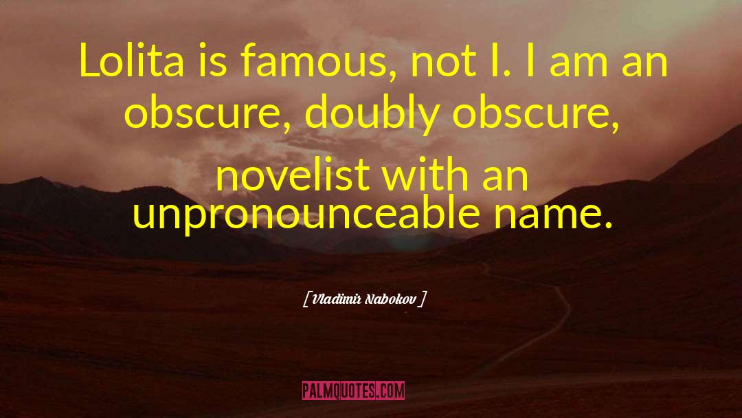 Obscure Vine quotes by Vladimir Nabokov