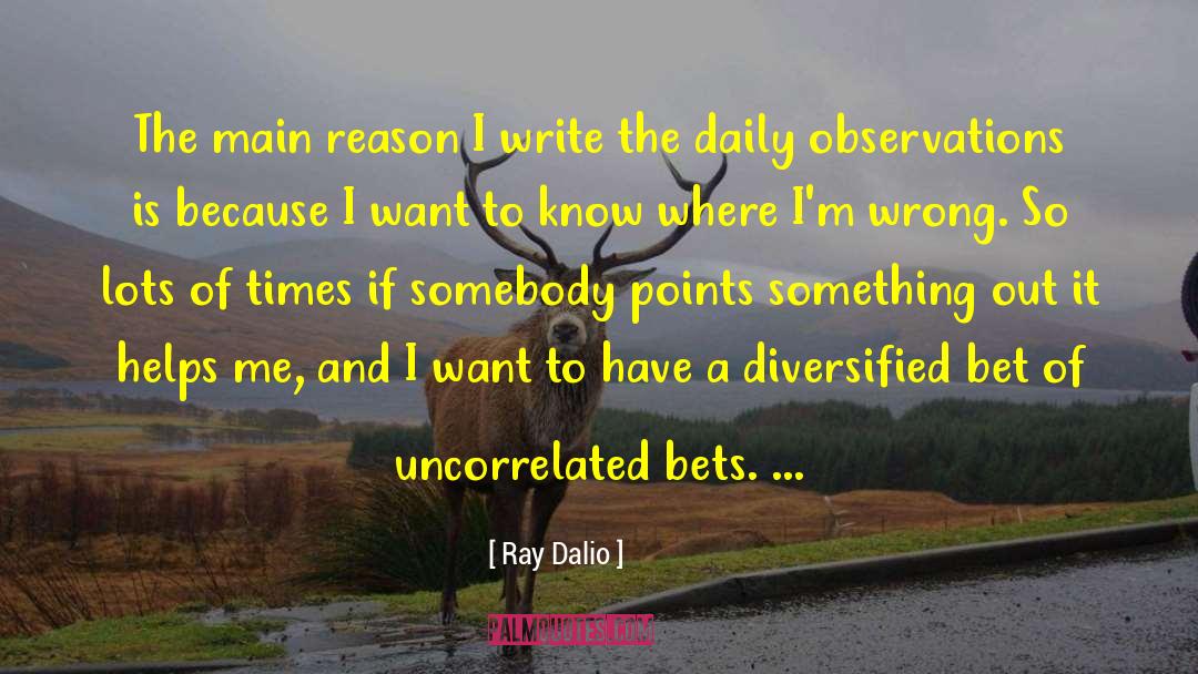 Observations quotes by Ray Dalio