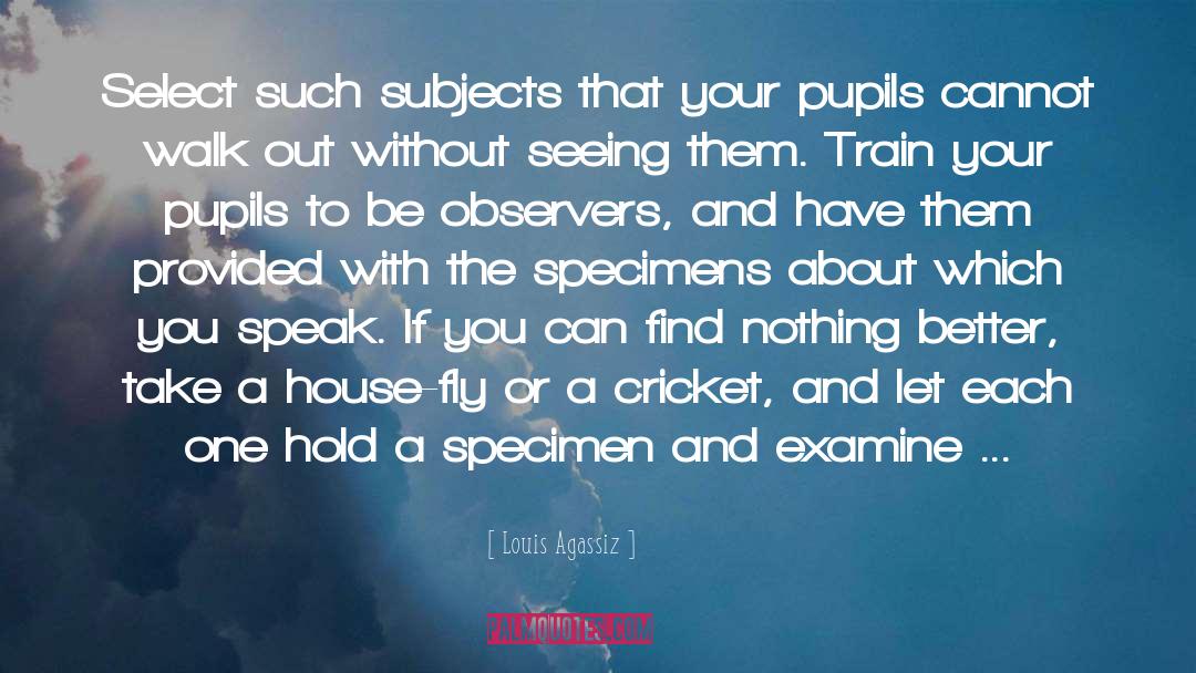 Observers quotes by Louis Agassiz