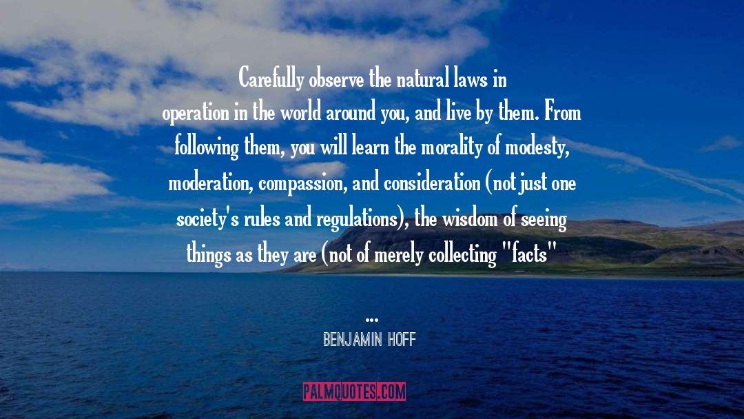 Obsessions quotes by Benjamin Hoff