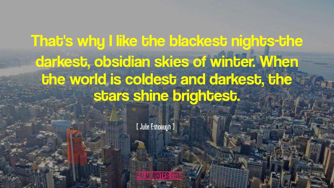 Obsidian And Stars quotes by Julie Eshbaugh