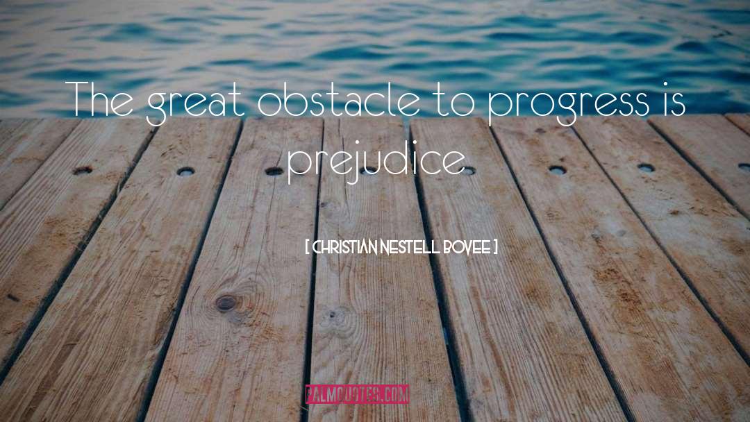 Obstacle quotes by Christian Nestell Bovee