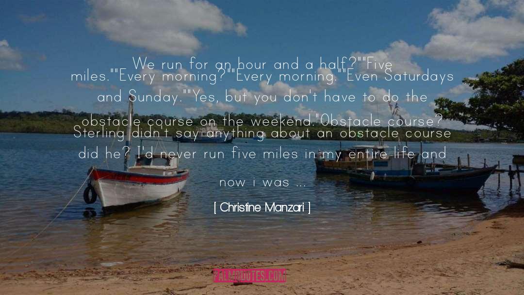 Obstacle quotes by Christine Manzari