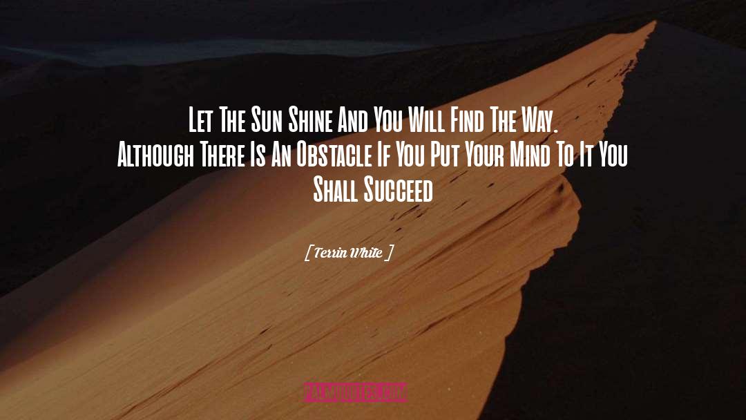 Obstacle quotes by Terrin White