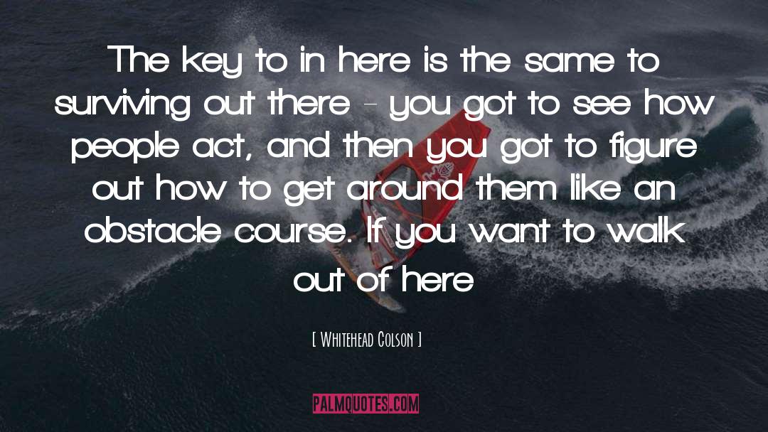 Obstacle quotes by Whitehead Colson