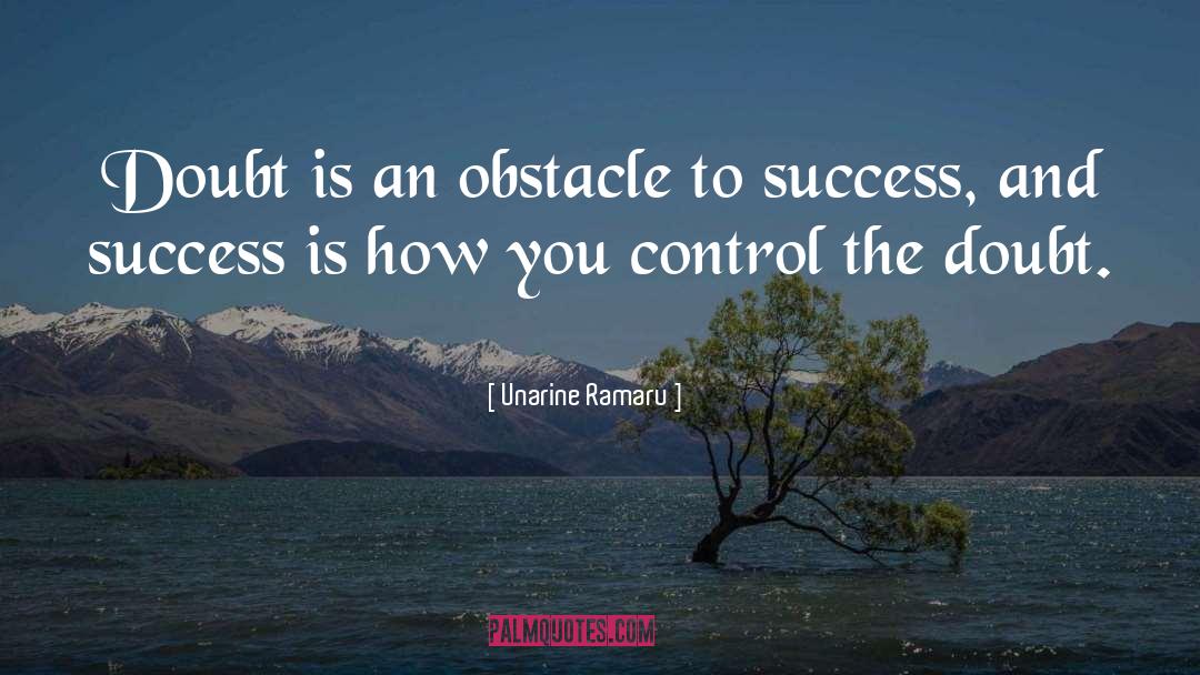 Obstacle quotes by Unarine Ramaru