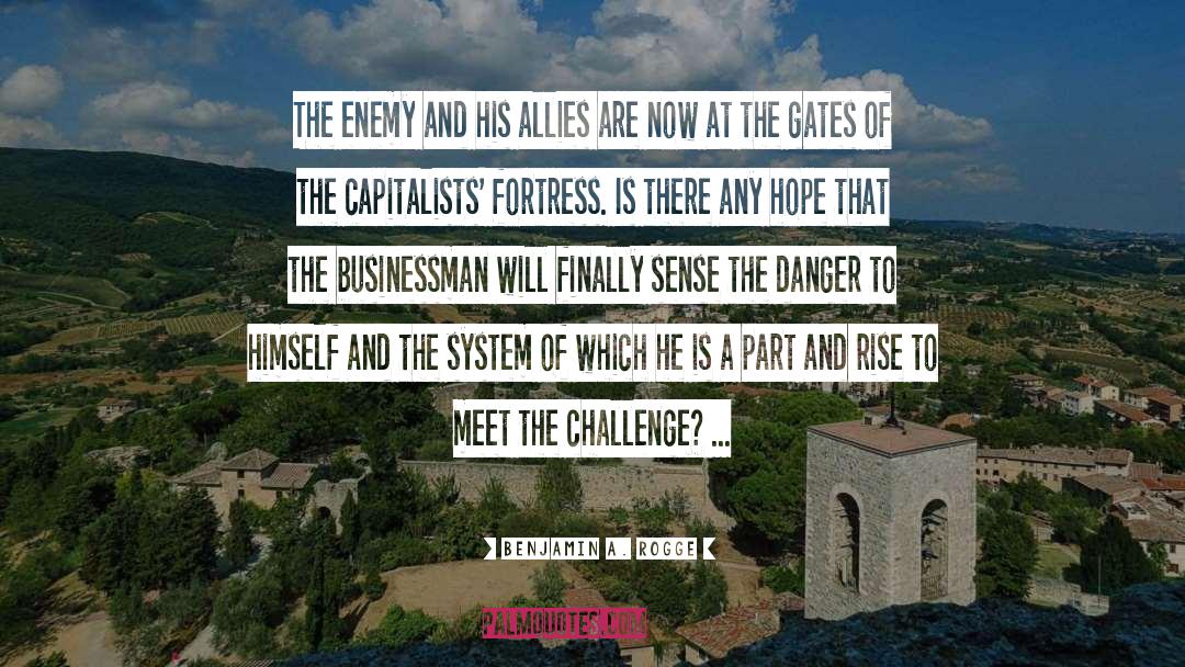 Obstacles And Challenges quotes by Benjamin A. Rogge