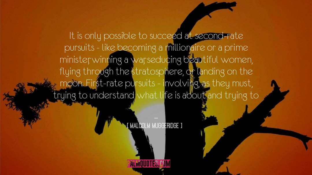 Obstacles Of Success quotes by Malcolm Muggeridge