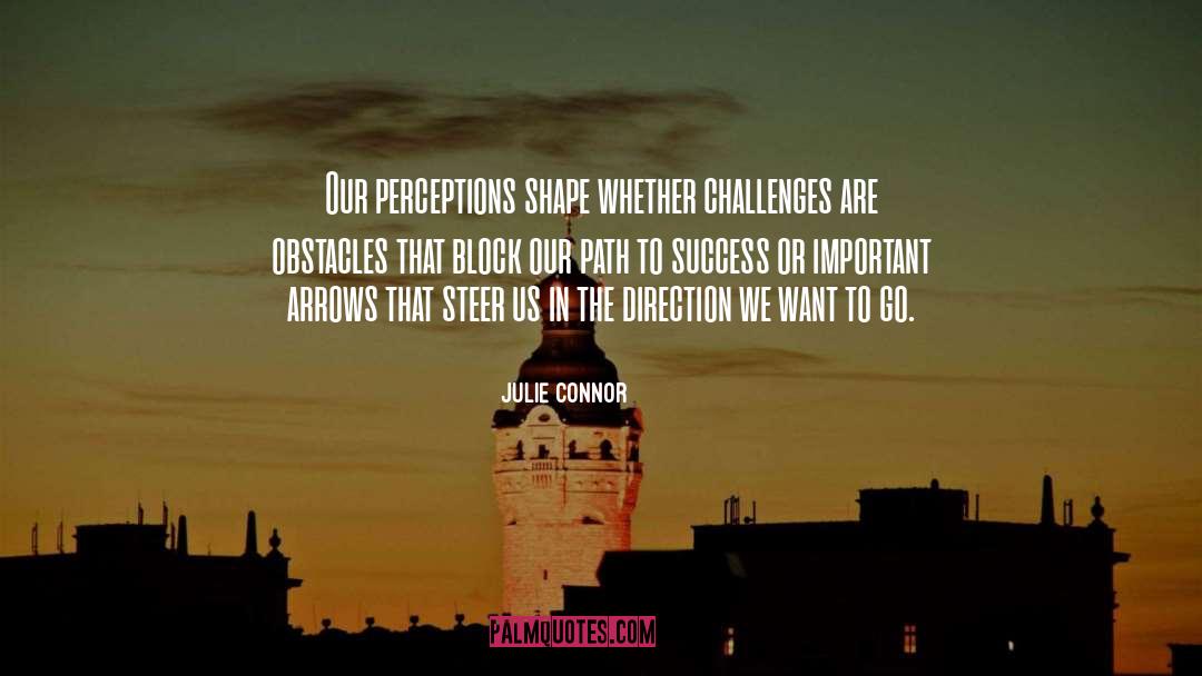 Obstacles quotes by Julie Connor