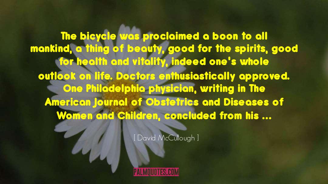 Obstetrics quotes by David McCullough