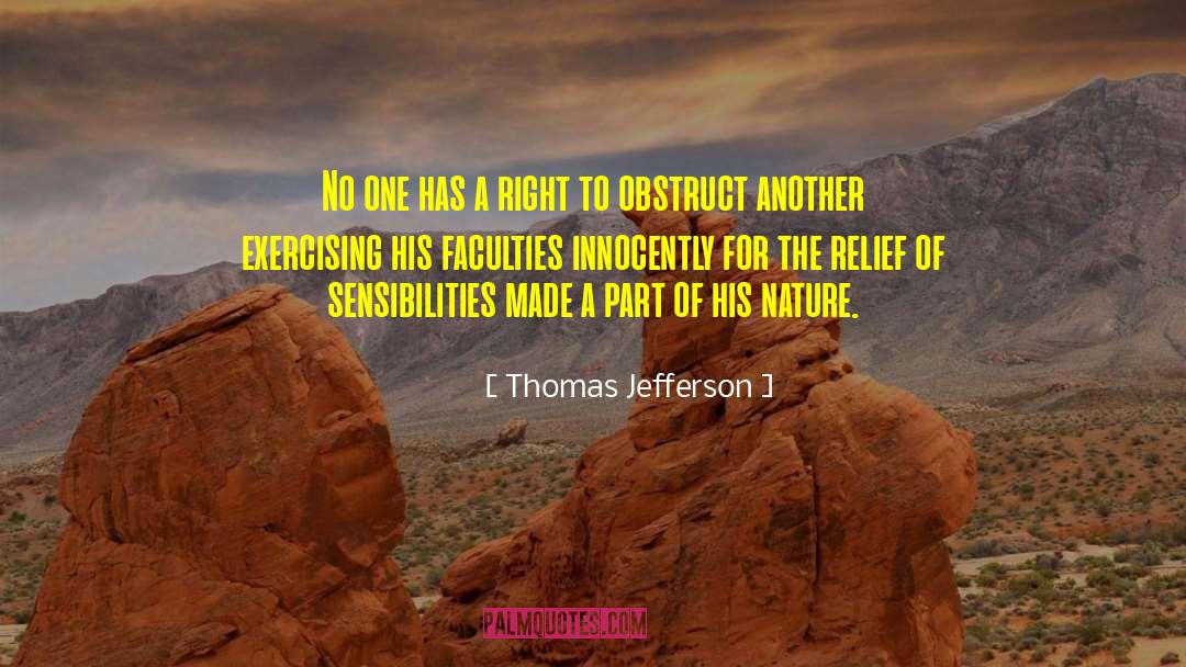 Obstruct quotes by Thomas Jefferson