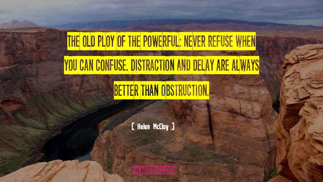 Obstruction quotes by Helen McCloy