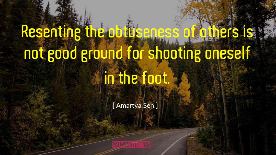 Obtuseness Adjective quotes by Amartya Sen