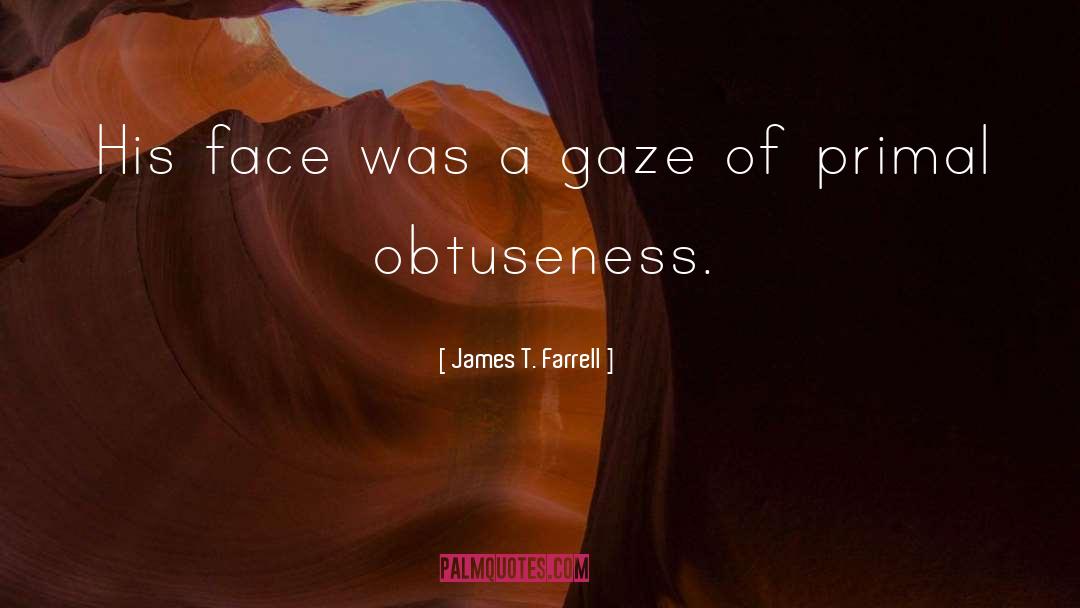 Obtuseness Adjective quotes by James T. Farrell