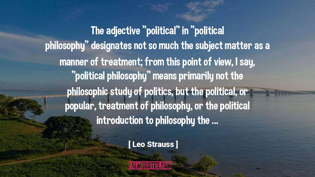 Obtuseness Adjective quotes by Leo Strauss