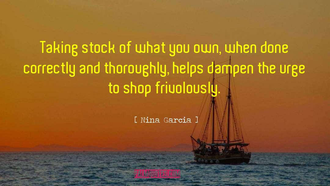 Obus Shop quotes by Nina Garcia