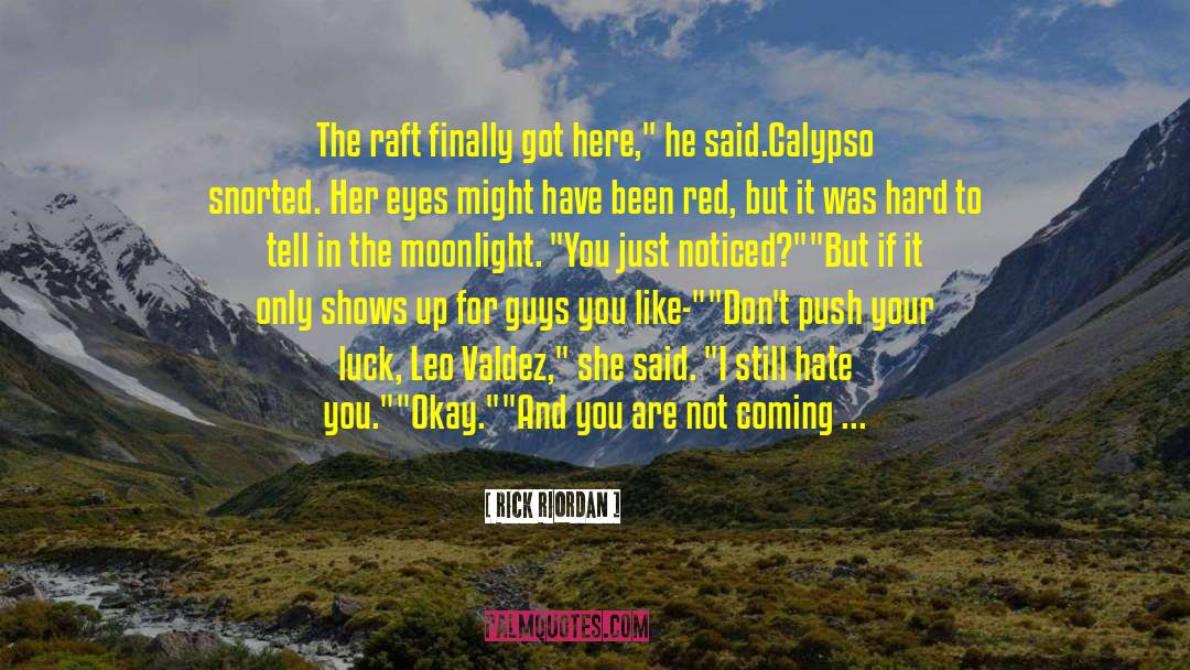 Obvious Flirting quotes by Rick Riordan