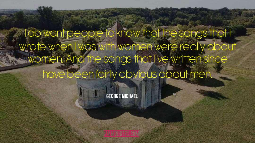 Obvious Flirting quotes by George Michael