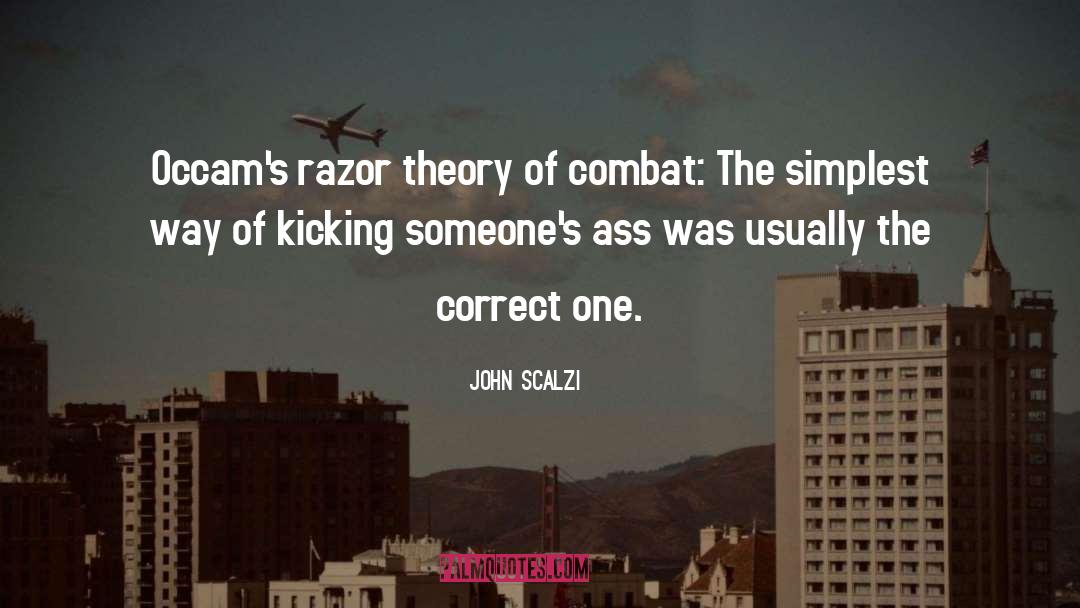 Occams Razor quotes by John Scalzi