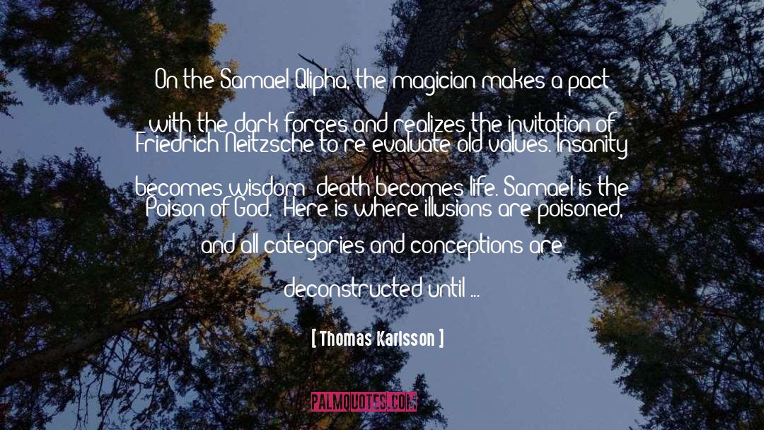 Occult quotes by Thomas Karlsson