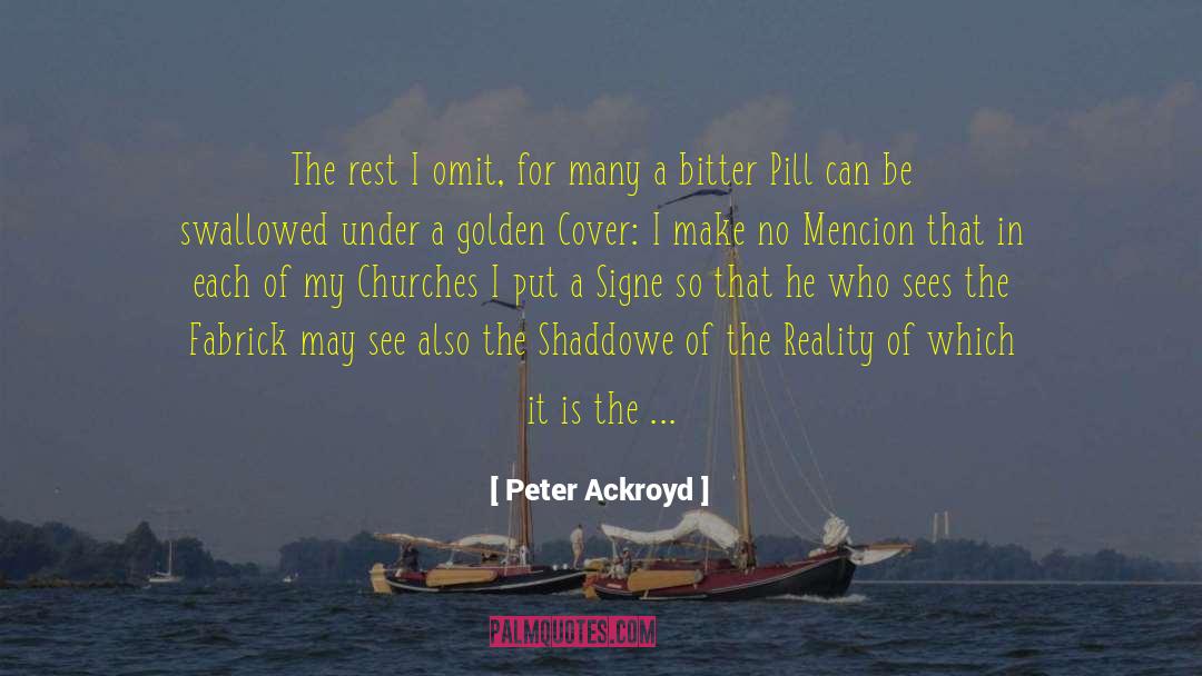 Occult quotes by Peter Ackroyd