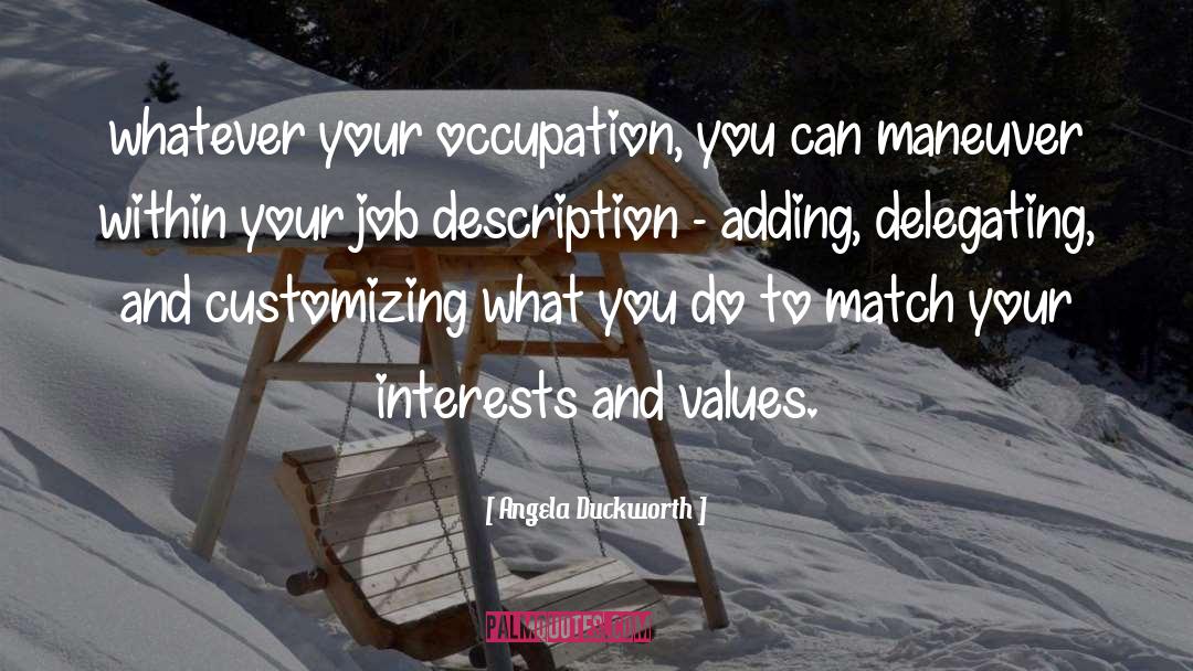 Occupation quotes by Angela Duckworth