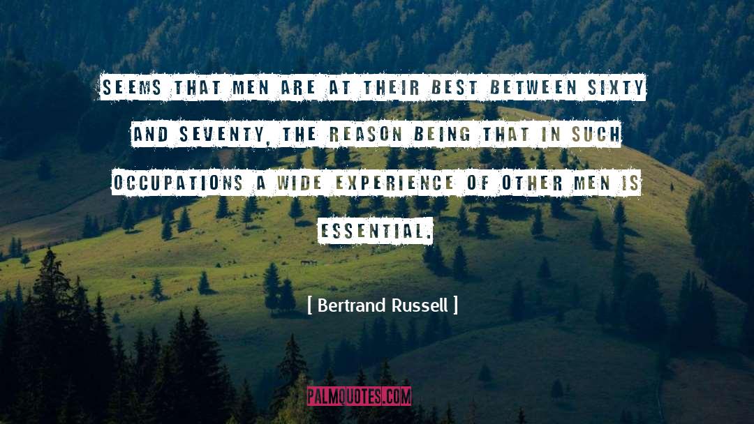 Occupations quotes by Bertrand Russell